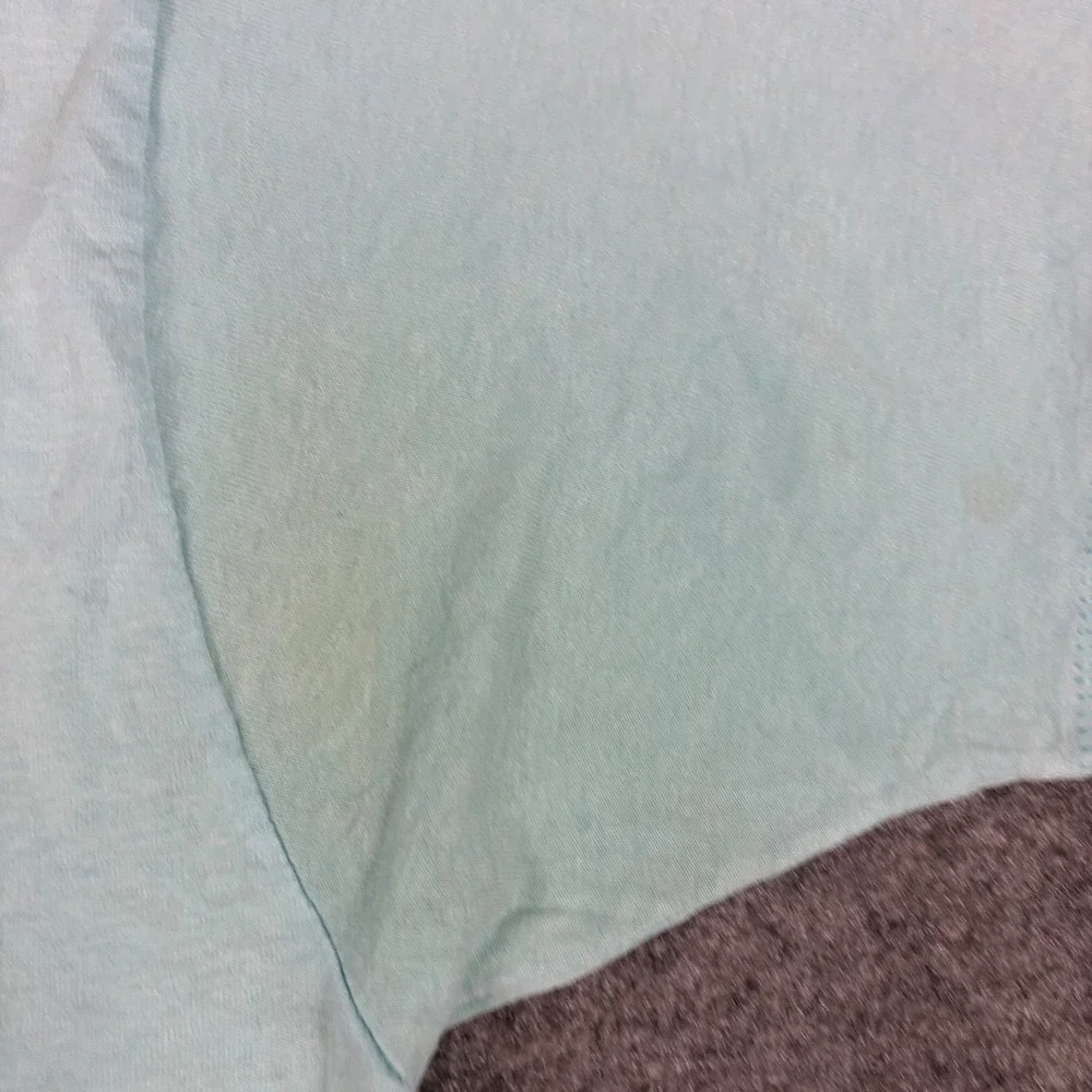 Champion T Shirt Mens XL Light Blue Script Logo Vintage 80s 90s Distressed - Picture 11 of 16